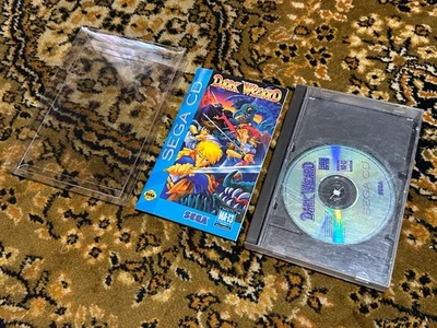 Dark Wizard (Sega CD, 1994) Authentic Complete CIB W/Reg Card. Tested Working  - Image 1 of 4