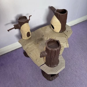 Vintage Star Wars Ewok Village Platform Treehouse Playset Incomplete D - Picture 1 of 6