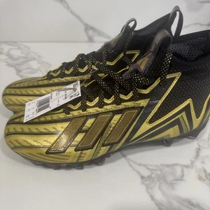 Adidas Football Cleats HP2446 Men's Freak 23 Inline Core Black/Gold Size 9.5 - Picture 1 of 6