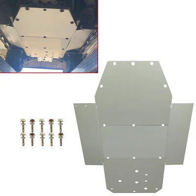 3/16" Chassis Skid Plate Aluminum For 08-14 Polaris RZR 800 RZR S 800 900 RZR XC - Image 1 of 4