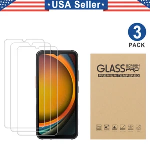 3PCS Tempered Glass Screen Protector Samsung Galaxy Xcover 7 - Picture 1 of 1