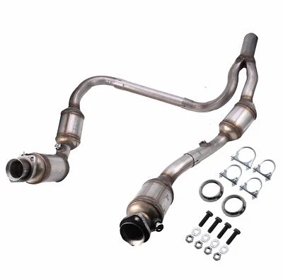 Catalytic Converter For 2007 2008 2009 Jeep Wrangler JK 3.8L Engine Front Y Pipe - Imagem 1 de 4
