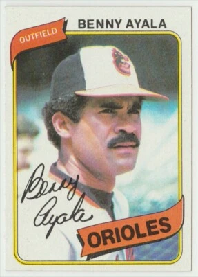 1980 Topps #262 Benny Ayala Baseball Card Baltimore Orioles - Image 1 of 2