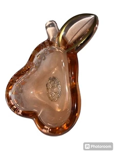 Murano glass Italy Pear Shaped ashtray vintage - Picture 1 of 5