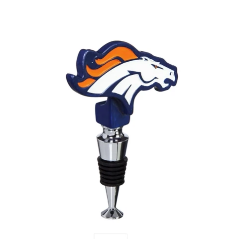 DENVER BRONCOS MASCOT LOGO WINE BOTTLE STOPPER TEAM SPORTS AMERICA Cover