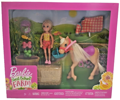 Mattel Barbie - Chelsea und Pony Spielset - Spaß auf dem Bauernhof Neu OVP*