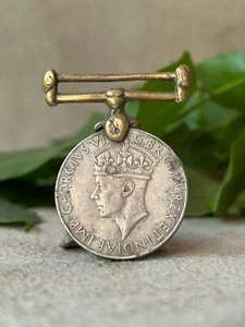 DE COLECCIÓN INDIO 1939-45 GEORGIVS VIDEO: G: BR: OMN: REX ET INDIAE: MEDALLA IMP - Imagen 1 de 13