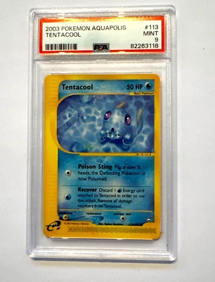 2003 Pokémon Aquapolis #113 Tentacol PSA 9 MINT - Image 1 of 2