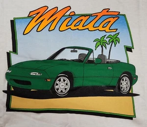 Mazda "Miata" NA T Shirt   MX5 EUNOS COLLECTORS  Green XX-Large - Picture 1 of 2