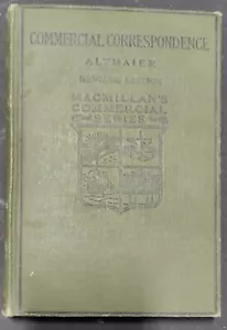 Commercial Correspondence and Postal Information by Carl Lewis Altmaier 1914 - Picture 1 of 3