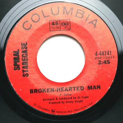 SPIRAL STARECASE - BROKEN-HEARTED MAN/ MORE TODAY THAN YESTERDAY - SOUL 45 Foto 1 de 2
