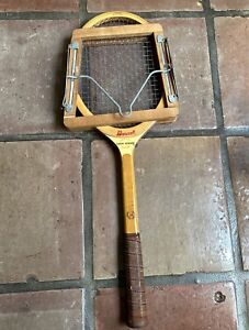 Vintage Bancroft Super Winner Tennis Racket with Wood Press U.S.A.