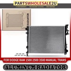 Radiator for Dodge Ram 1500 2002-2008 Ram 2500 2003-2008 Ram 3500 2003 Manual - Picture 1 of 8