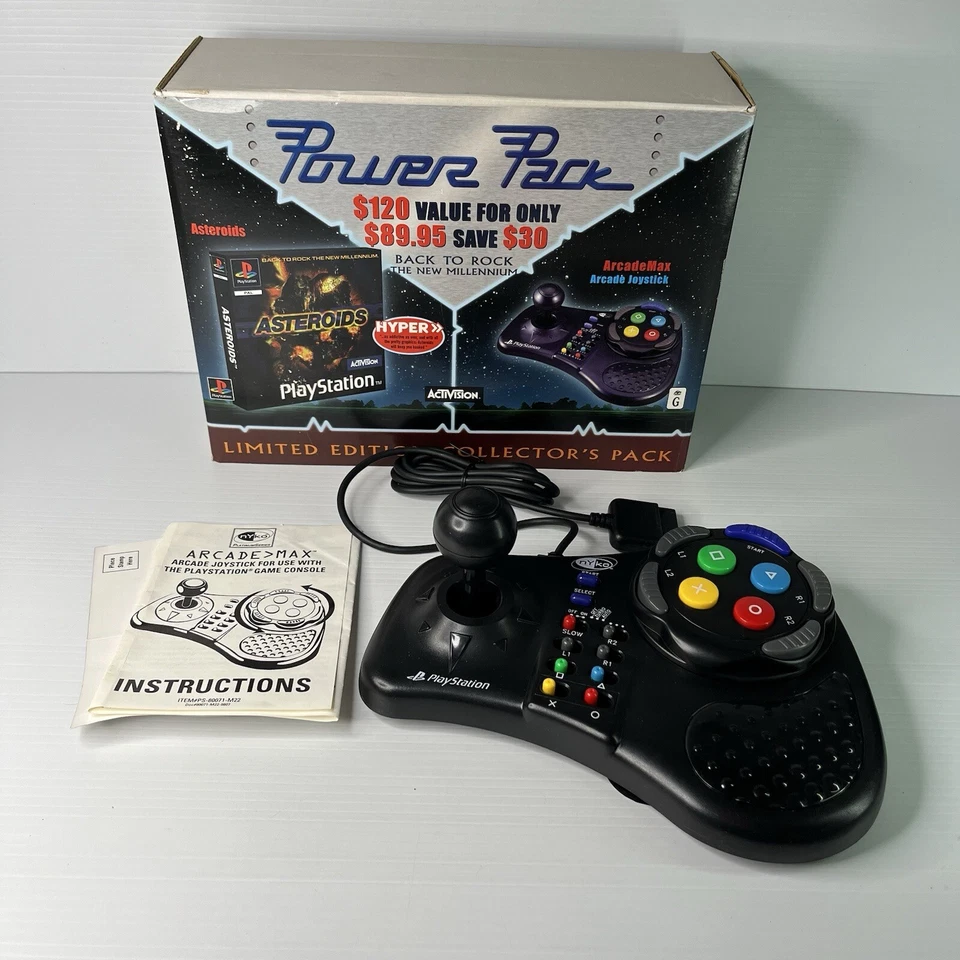 LIMITED EDITION PlayStation 1 PS1 ArcadeMax Joystick Activision TESTED (No Game) - Image 1 of 4