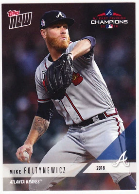 Mike Foltynewicz Atlanta Braves 2018 Topps PS-56 Post Season SP ONLY /792 - Image 1 of 2
