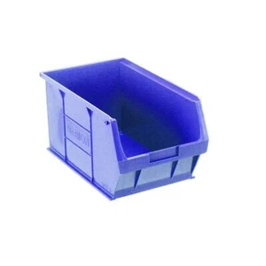 Pack 10 Barton Storage TC5 Heavy Duty Container Bin W350 x D205 x H182mm Blue - Picture 1 of 7