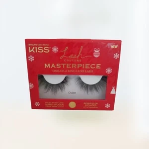 KISS Lash Couture MASTERPIECE Reusable Hand-Woven Faux Mink Lash CRUISE w Glue - Picture 1 of 24
