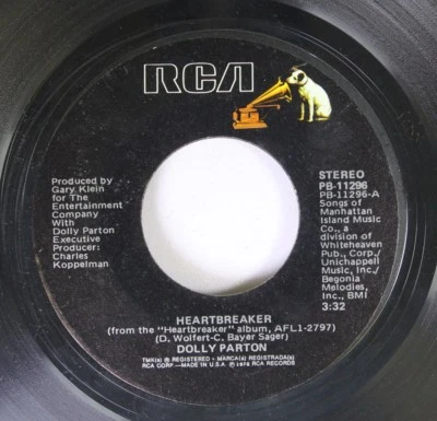 80'S/Country 45 Dolly Parton - Heartbreaker / Sure Thing On Rca - Image 1 of 2