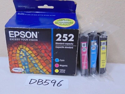 Epson 252 Standard Capacity Ink Cartridge Cyan Magenta Yellow EXP 2020 - Image 1 of 4