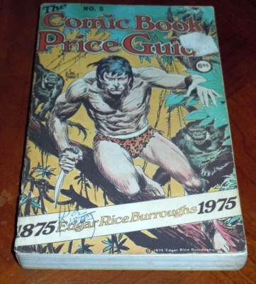 GUÍA DE PRECIOS OVERSTREET #5 (1975) EN MUY BUEN ESTADO+ (4,5) firmada por Joe Kubert, Edgar Jacobs  Foto 1 de 4