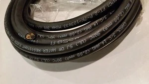 100’ 14/3 SJOOW Black Portable Cord Cable Wire Power Flexible Outdoor 300V USA - Picture 1 of 1