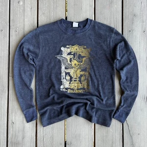 Vintage Y2K Billabong Skull Grunge Cyber Goth Emo Mallcore Long Sleeve Thermal - Picture 1 of 3