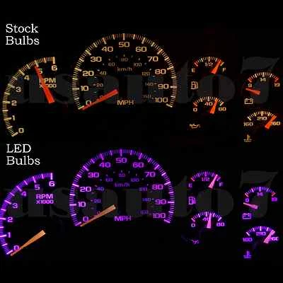 Dash Cluster Gauge PINK SMD LED LIGHT BULBS KIT Fit 00-02 GMC Yukon XL 1500 2500 - Image 1 of 4