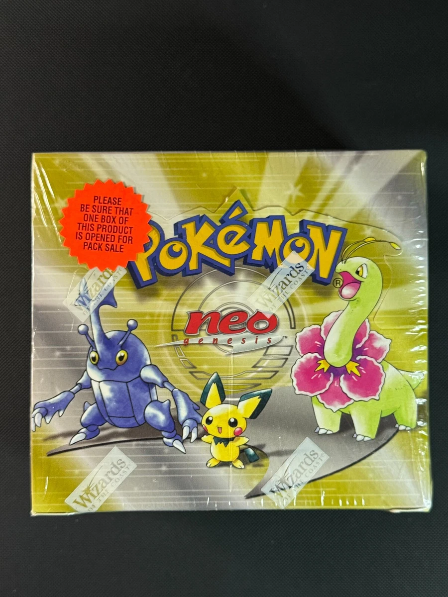 Neo Genesis Pokémon TCG Sealed Collectible Card Game Boxes for