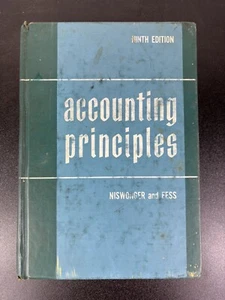 Accounting Principles (1965) 9th Edition by Niswonger & Fess - Picture 1 of 6