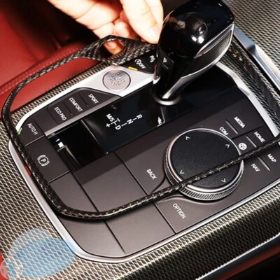 Real Carbon Fiber Car Gear Shift Panel Cover Trim For 2019-2023 BMW Z4 - Image 1 of 4