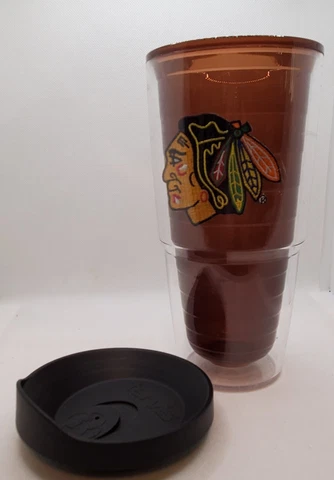Tervis Made In USA Double Walled NHL Chicago Blackhawks Insulated Tumbler 24oz Cover