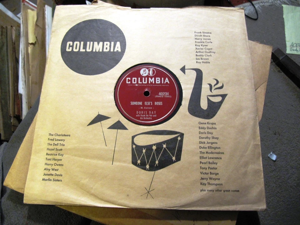 Jim Flora DORIS DAY LATIN Conga KAY MULETA Someone Elses Roses DeVol COL 40234 - Image 1 of 4