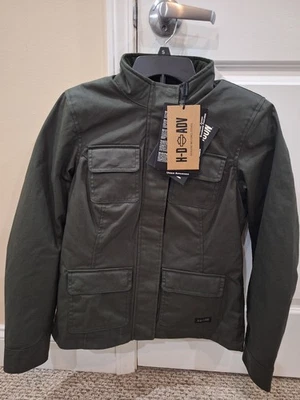 Chaqueta de montar Harley-Davidson Mesa encerada verde talla pequeña  Foto 1 de 4