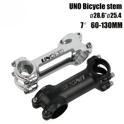 Vástago de bicicleta ultraligero 7° 60–130 mm de longitud MTB manillar de bicicleta de carretera vástago de aleación Foto 1 de 4