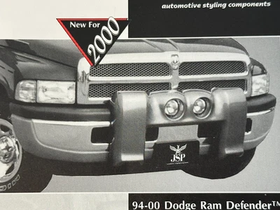 NUEVO JSP J3010 Defender para 94-00 Dodge Ram fibra de vidrio parachoques delantero Bull Push Bar Foto 1 de 4
