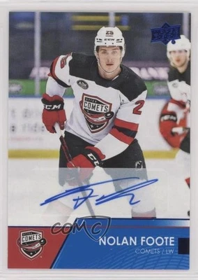 2021-22 Upper Deck AHL Auto Nolan Foote #14 - Image 1 of 3