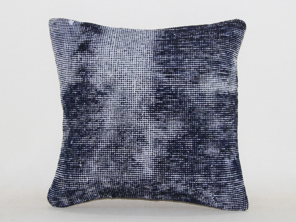 16x16 Kilim Pillow Cover Turkish Handmade Tribal Aztec Anatolian Cushion Case - Image 1 of 4