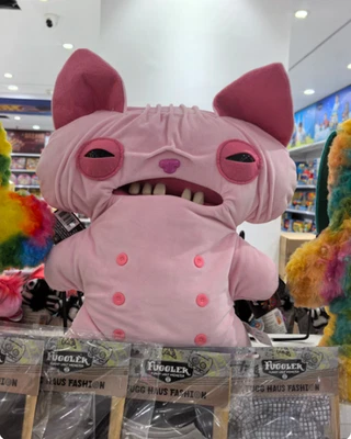 Juguetes de peluche Fuggler dientes feos monstruos Bigg Fugg 47 cm arrugas apriete regalo Foto 1 de 4