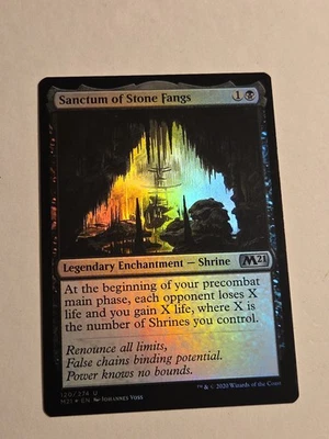 Sanctum of Stone Fangs FOIL X1 M21 MTG Core Set 2021 - Image 1 of 2