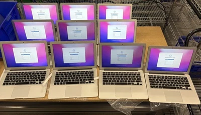 LOT OF 10 | MacBook Air 2017 A1466 | 13.3" i5-5350U 1.8GHz 128GB | LCD Blemished - Image 1 of 4