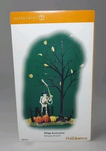 Dept 56 Halloween "Hanging Around" Village Skeleton #53214 Vintage 2005 Retired  - Picture 1 of 8
