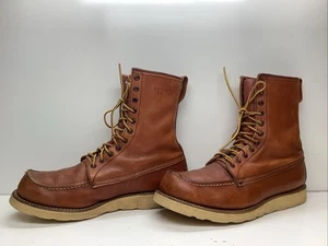 BOTAS DE COLECCIÓN PARA HOMBRE IRLANDESAS SETTER DE RED WING TRABAJO SIN USAR, PUNTERA NARANJA MARRÓN TALLA 11 E - Imagen 1 de 11