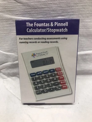 Pocket-Sized Calculator Fountas & Pinnell Stopwatch Teachers Assessments NEW - Image 1 of 4