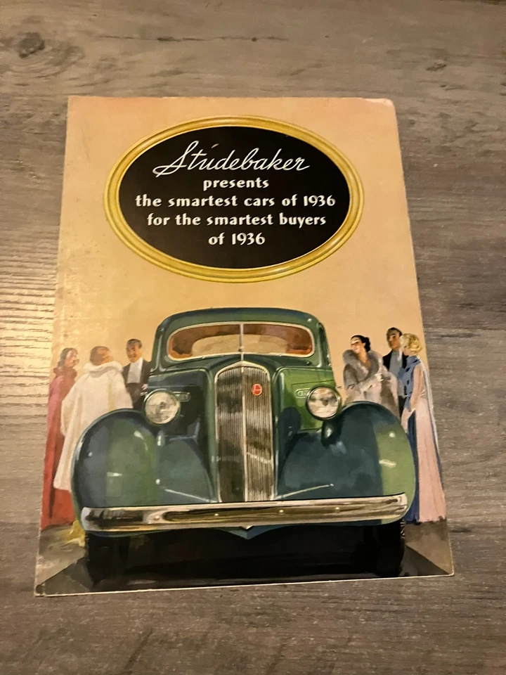 Catálogo folleto coche St. Regis 1936 vintage Studebaker President DICTATOR Foto 1 de 4