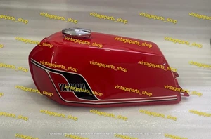 Fit For Yamaha RD250 RD400 Red Painted Steel Petrol Tank 1976-1977 Model - Picture 1 of 9