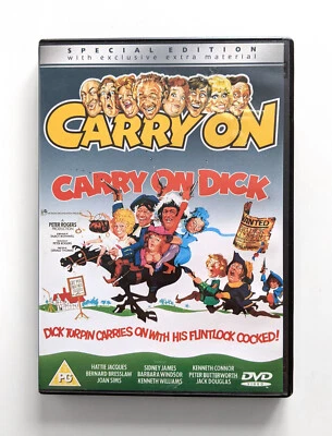 Carry on Dick DVD (2003) region 2 Sidney James Kenneth Williams - Image 1 of 4