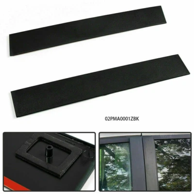 Fit For 08-20 Grand Caravan/08-16 Town Country 2X Front Door Applique B Pillar - Image 1 of 4