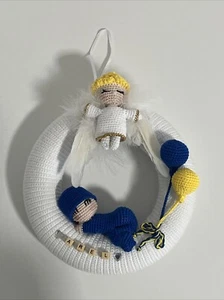 Türkranz - Amigurumi - Wanddeko - Junge Boy- Fenerbahçe Babyshower Geschenk - Bild 1 von 5