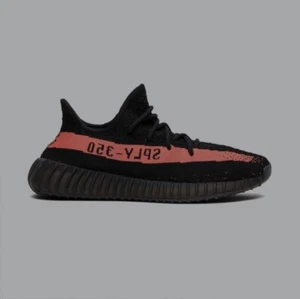 Adidas Yeezy Boost 350 V2 Core Red Black Red UK 13 (RED STRIPE) # FAST SHIPPING - Picture 1 of 7