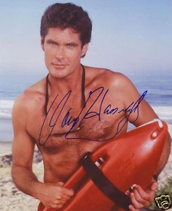 DAVID HASSELHOFF - BAYWATCH AUTOGRAPH SIGNED PP PHOTO POSTER - Picture 1 of 1